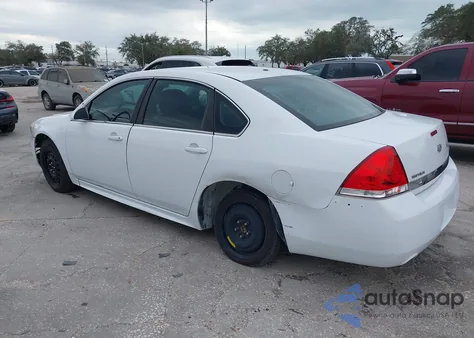 2011 Chevrolet Impala Police from USA, damaged, VIN 2G1WD5EM4B1286491